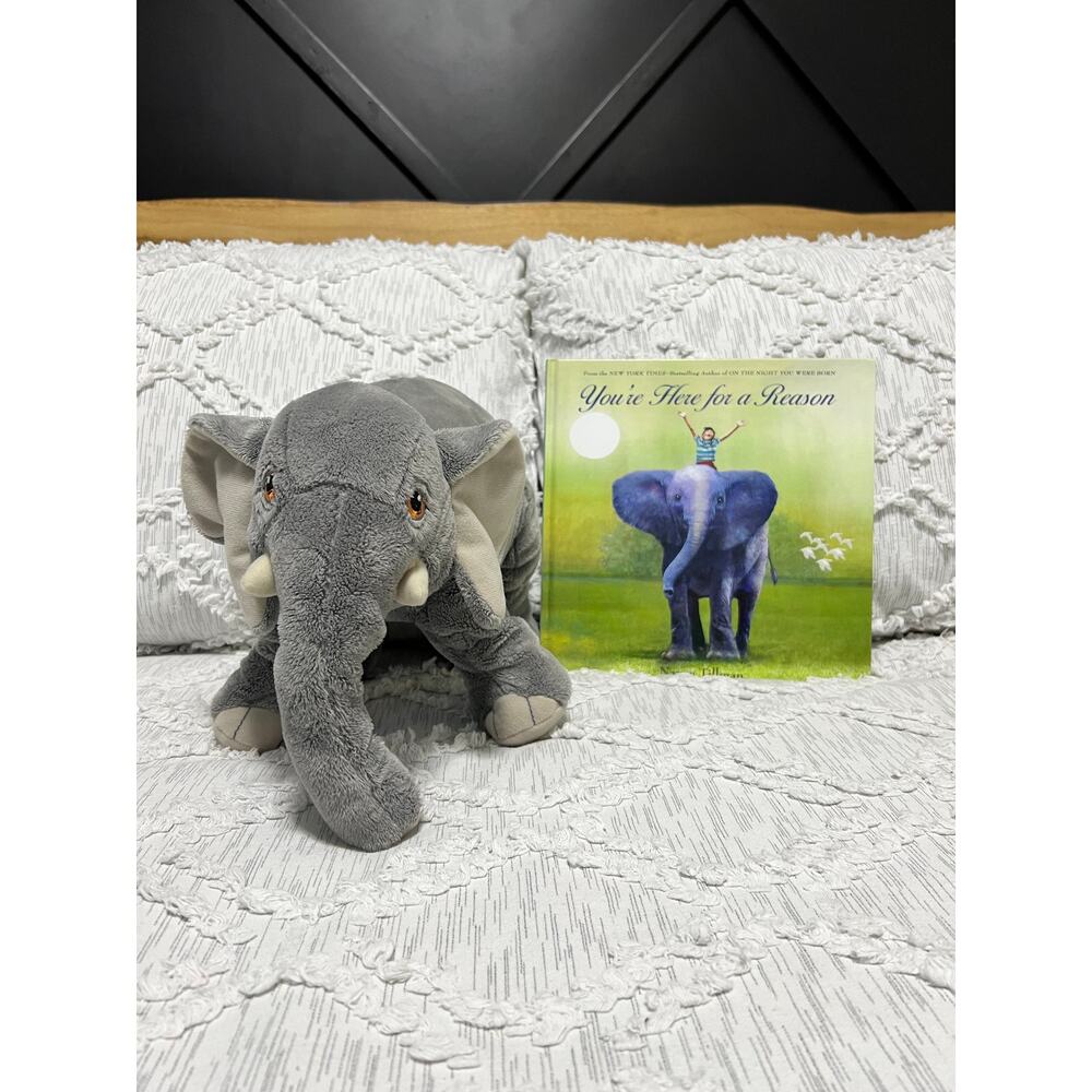 Kohl's Cares You're Here for a Reason Plush Elephant and Book by Nancy Tillman